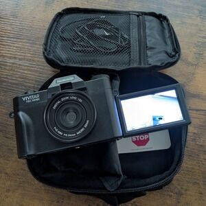 Vivitar 4K Wifi Digital‎ Camera Kit with Bag, Wide Angle Lens, and Macro Lens